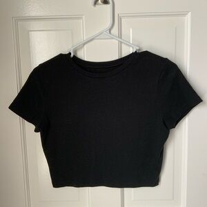 Wild Fable Black Women's Medium Crop Top